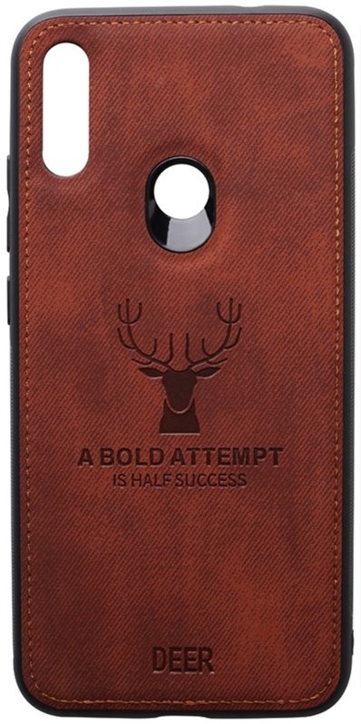 

Панель TOTO Deer Shell With Leather Effect Case для Xiaomi Redmi Note 7 Brown