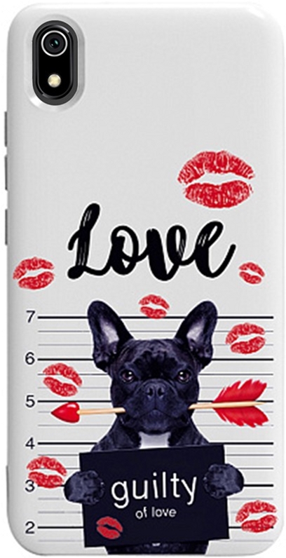 

Панель TOTO Pure TPU 2mm Print Case для Xiaomi Redmi 7A Dog Kiss White