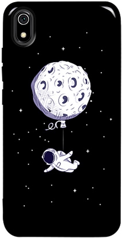

Панель TOTO Pure TPU 2mm Print Case для Xiaomi Redmi 7A Space Moon Black
