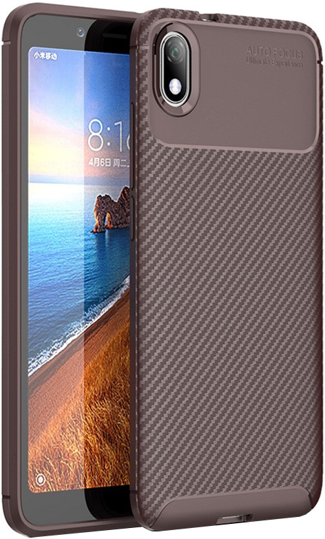 

Панель TOTO TPU Carbon Fiber 1.5mm Case для Xiaomi Redmi 7A Coffee