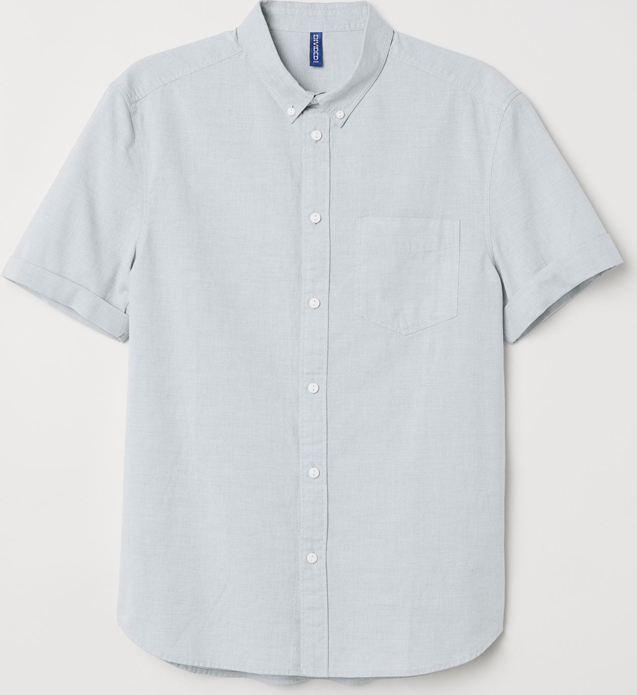 

Рубашка H&M 283236812 S Светло-голубая меланж