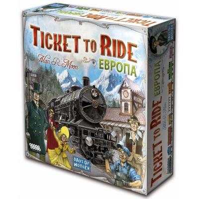 

Настольная игра Hobby World Ticket to Ride: Европа (3-е рус. изд.) (1032)