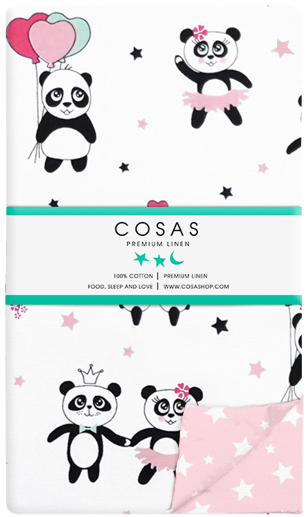 

Пододеяльник Cosas PandaLoveRose Dots 155х215
