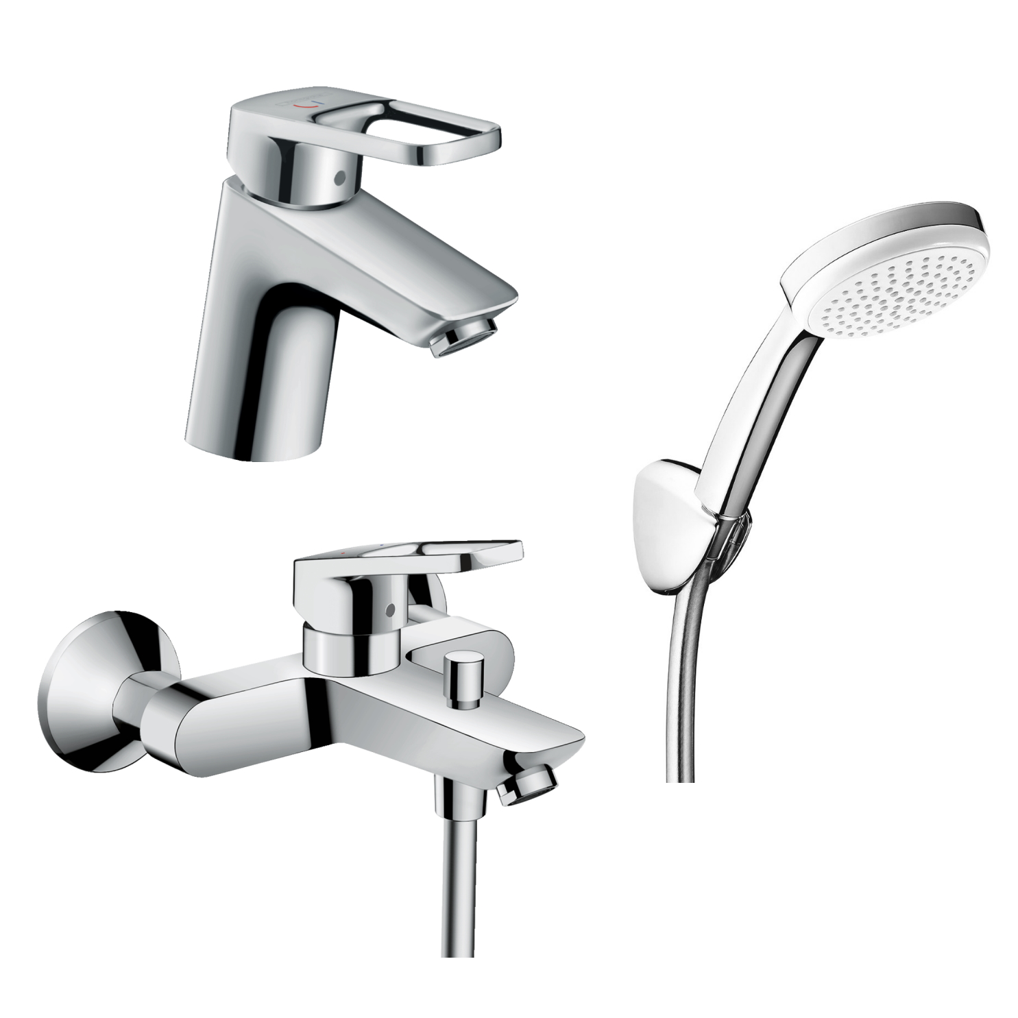 

Набор смесителей HANSGROHE Logis Loop 1012020 (71153000+71413000+27278400)