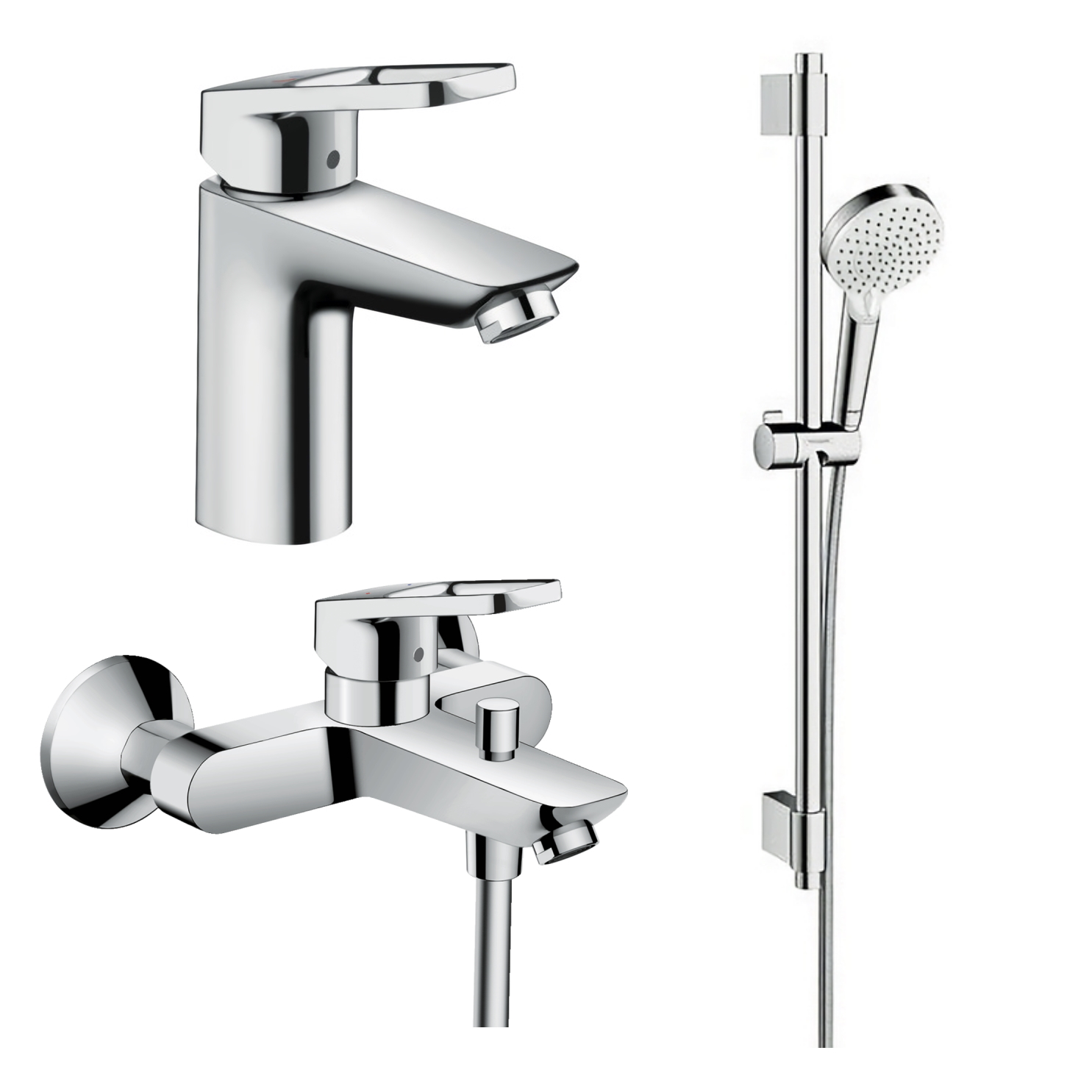 

Набор смесителей HANSGROHE Logis Loop 1022020 (71154000+71413000+27353400)