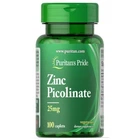 Витамины Puritan's Pride Zinc Picolinate 25мг 100 таблеток