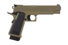Пістолет Cyma Colt 1911 CM.128 AEP Tan (Страйкбол 6мм) - зображення 3