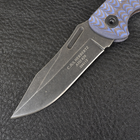 Нож складной Herbertz Strong Blue (длина: 20см, лезвие: 9см), синий - изображение 3