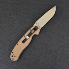 Нож складной Ontario RAT-1A (длина: 219мм, лезвие: 84мм, сатин), tan 8870TN - изображение 6