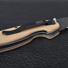 Нож складной Ontario RAT-1A (длина: 219мм, лезвие: 84мм, сатин), tan 8870TN - изображение 8