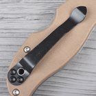 Нож складной Spyderco Stretch (длина: 210мм, лезвие: 94мм), коричневый - изображение 5