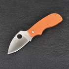 Нож складной Spyderco K040 (длина: 15см, лезвие: 6.5см), оранжевый - изображение 2