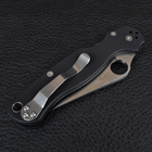 Нож складной SPYDERCO Para-Military С81 (длина: 21.0см, лезвие: 8.7см), черный - изображение 4