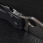 Нож складной SPYDERCO Para-Military С81 (длина: 21.0см, лезвие: 8.7см), черный - изображение 10