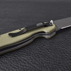 Нож складной Ontario RAT-1A (длина: 219мм, лезвие: 84мм, сатин), оливковый 8870OD - изображение 8