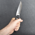 Нож складной Ontario RAT-1 D2 (длина: 216мм, лезвие: 89мм, сатин), черный 8867 - изображение 11