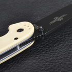 Нож складной Ontario RAT-1 (длина: 219мм, лезвие: 84мм, чёрное), tan 8846DT - изображение 10