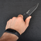 Нож выкидной SOG Strat Ops (длина: 194мм, лезвие: 85мм, черное), черный - изображение 6