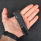 Нож выкидной SOG Strat Ops (длина: 194мм, лезвие: 85мм, черное), черный - изображение 7