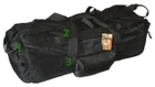 Тактическая крепкая сумка-рюкзак 5.15.b 75 литров. Экспедиционный баул. Черный - изображение 2