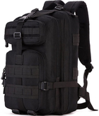 Армійський Тактичний Рюкзак REEBOW 25 л Міський Туристичний, чорний (2013) - зображення 1