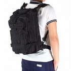 Армейский Тактический Рюкзак REEBOW 25 л Городской Туристический, черный (2013) - изображение 5
