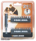 Набор бит Black+Decker 21 предмет (A7074)