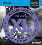 Струны для электрогитар DAddario EXL115BT XL Nickel Wound Medium Balanced Tension (11-50)