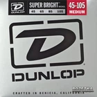 Струни для бас-гітар Dunlop DBSBN45105 Super Bright Nickel (45-105)