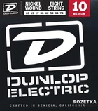 Струны для электрогитар Dunlop DEN1074 Electric Medium 8 Strings (10-74)