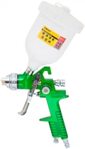 Краскораспылитель Sigma HVLP 1.3 + 1.7 мм с верхним баком 600 мл Green (6812121)