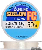 Леска Sunline SIG-FC 50 м 0.38 мм 9.1 кг Поводковая (16580144)