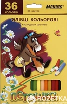 Олівці кольорові Marco Пегашка 36 кольорів (1010-36СВ)