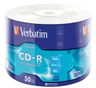 Verbatim CD-R 700 MB 52x Wrap 50 шт (43787)