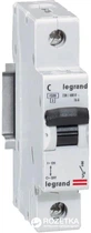 Автоматический выключатель Legrand C16 1Р 4.5 kA (419664)
