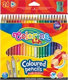 Олівці Colorino тригранні 24 кольори з точилкою (57462PTR)