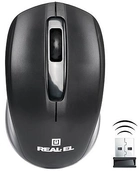 Миша Real-El RM-304 Wireless Black - зображення 1