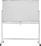 Флипчарт двухсторонний Buromax магнитно-маркерный 90 х 150 см (BM.0202) из 2-х частей с колесами