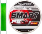 Шнур Favorite Smart PE 4x 150 м # 0.5/0.117 мм 3.6 кг Салатовий (16931038)