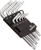 Ключи звездообразные TOPEX T10-T50 9 шт (35D960)