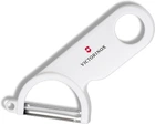 Овощечистка Victorinox с плавающим лезвием 130 мм Белая (7.6073.7)