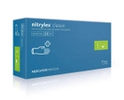 Рукавички медичні Mercator Medical Nitrylex Classic нітрилові нестерильні неприпудрені S 10 уп по 200 шт Блакитні (6736115) - зображення 1
