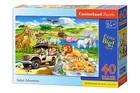 Пазлы Макси «Увлекательное сафари» 40 элементов CASTORLAND (B-040322)