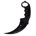 Сувенирный Нож GameStyle Геймерский Керамбит Нож CS GO Pro Black Космическая Пыль (4209) - изображение 1