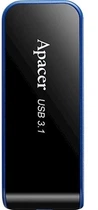 Флешка USB 3.1 64GB Apacer AH356 Black (AP64GAH356B-1)