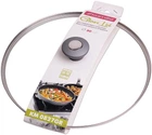 Кришка скляна Kamille Dominica Grey Ø30см (KM-0827GR)