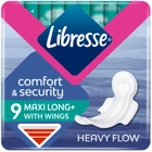 Гигиенические прокладки Libresse Maxi Long Soft 9 шт (7322540591927) - изображение 1