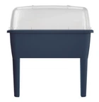 Горшок для растений в виде мини-теплицы PROSPERPLAST RESPANA PLANTER комплект - серый 52 л