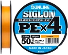 Шнур Sunline Siglon PE х4 150 м # 3.0/0.296 мм 22 кг Оранжевый (16580938)