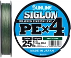 Шнур Sunline Siglon PE х4 300 м # 1.5 / 0.209 мм 11 кг Темно-зелений (16580948)